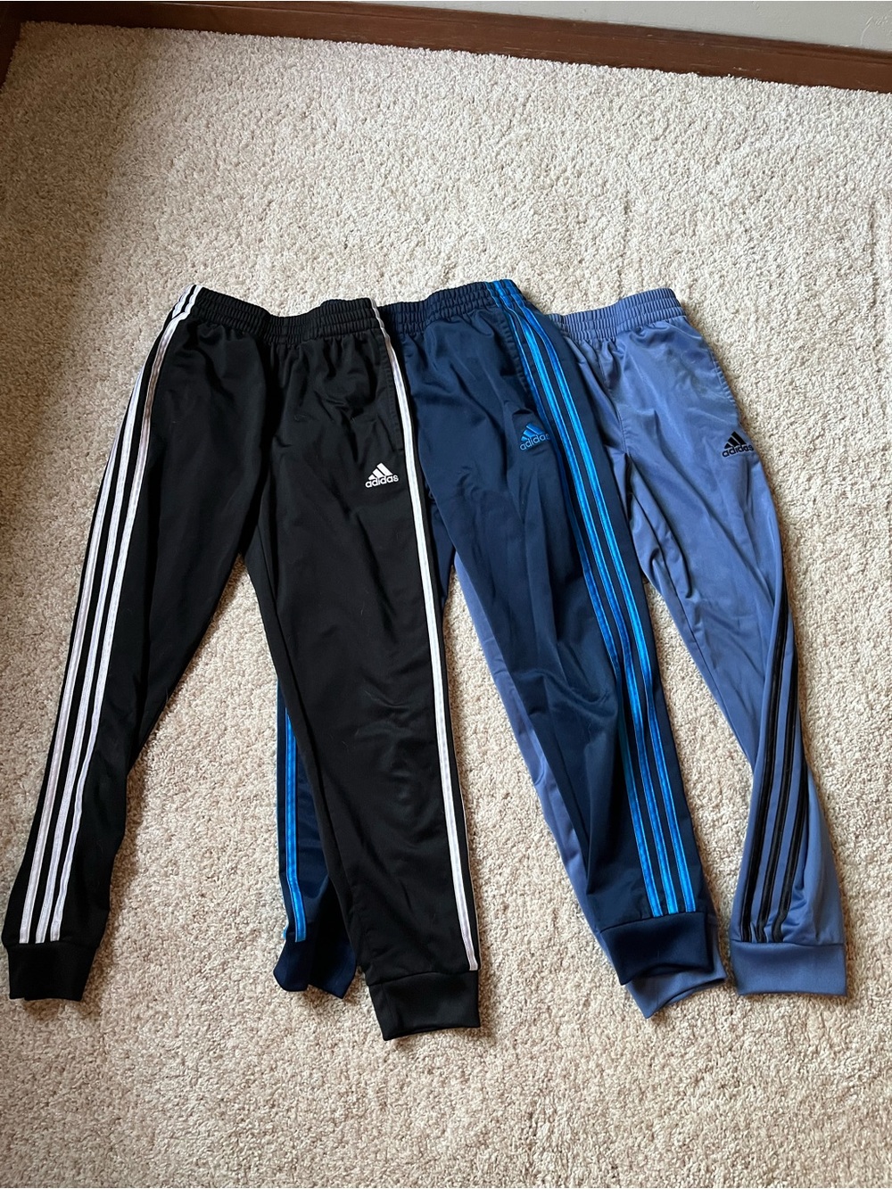 Adidas boys track pants lot of 3